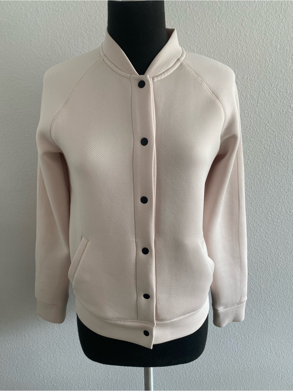 ZELLA BLUSHPINK BASEBALL JACKET - Picture 2 of 10